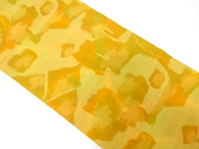 JAPANESE NAGOYA OBI / WOVEN ABSTRACT BRANCH FLOWER